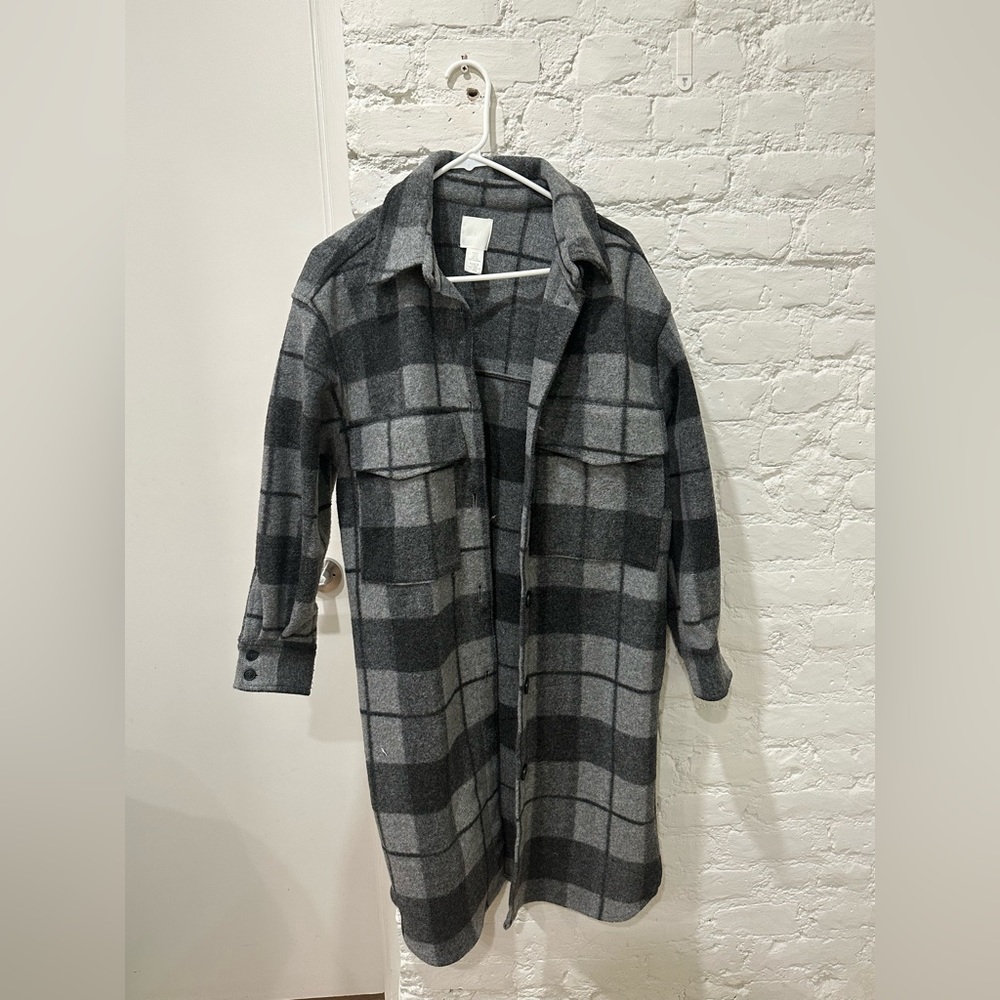 H&M long wool jacket